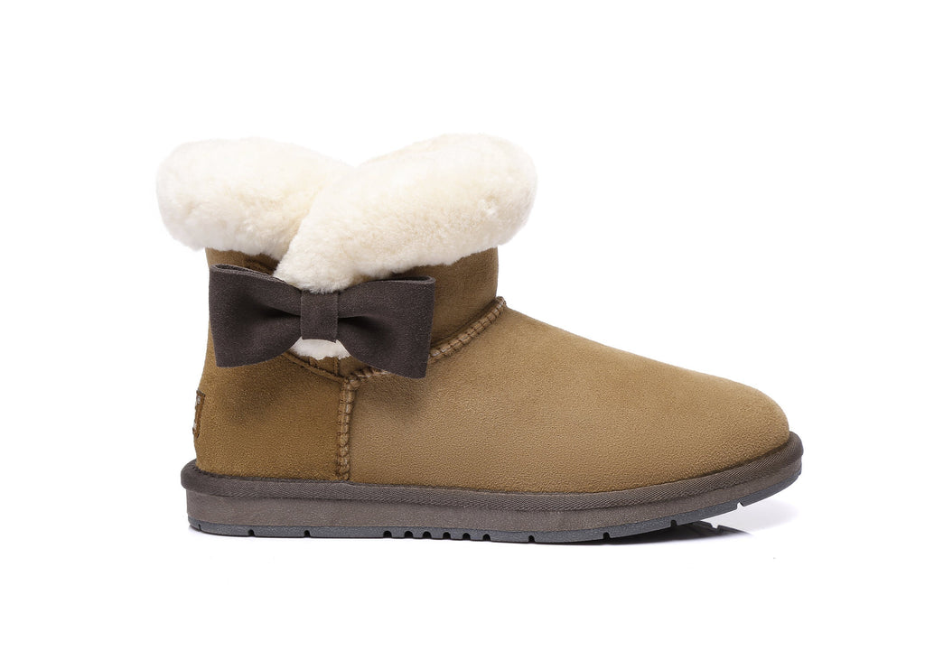 uggs with bows on side