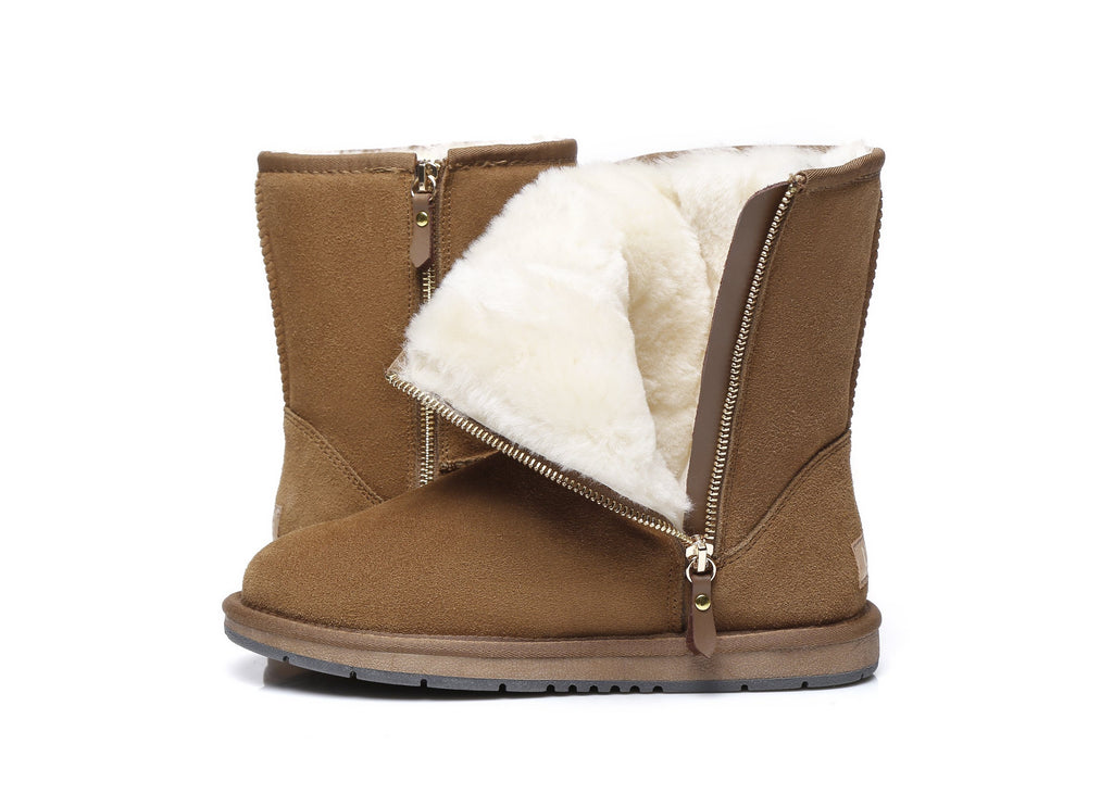 short uggs with zipper