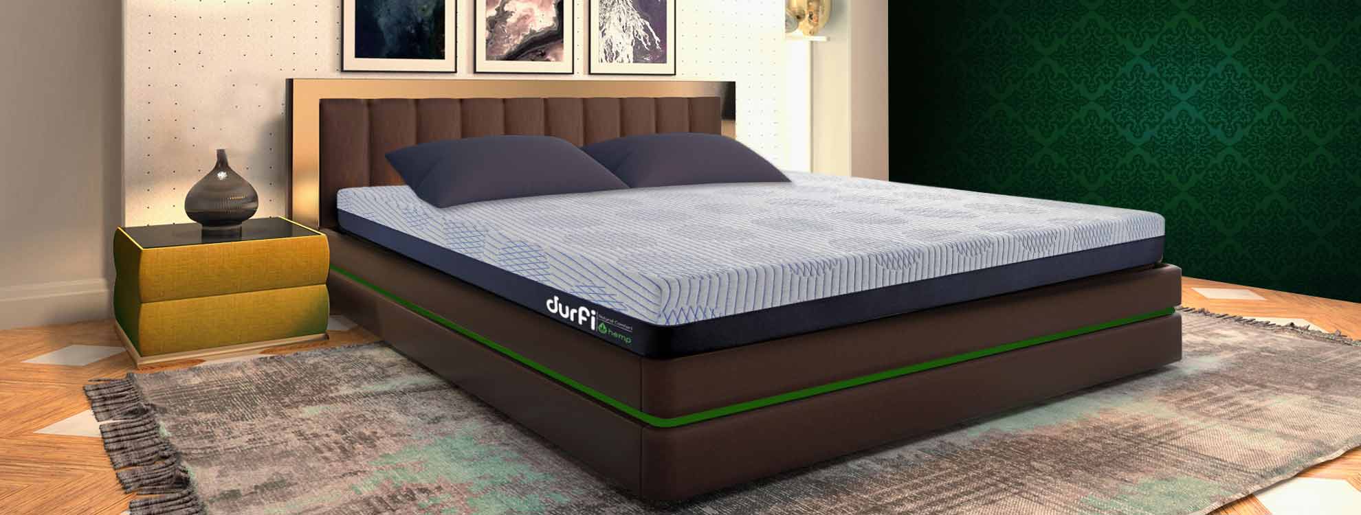 durfi hemp seed oil infused mattress