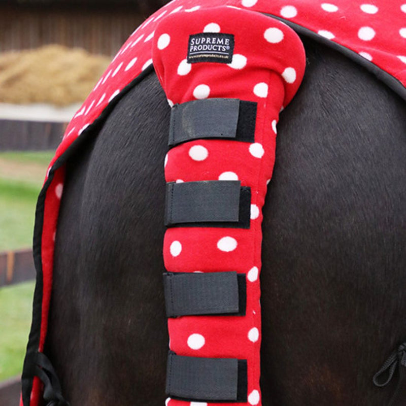 Supreme Products Dotty Fleece Halter and Leadrope