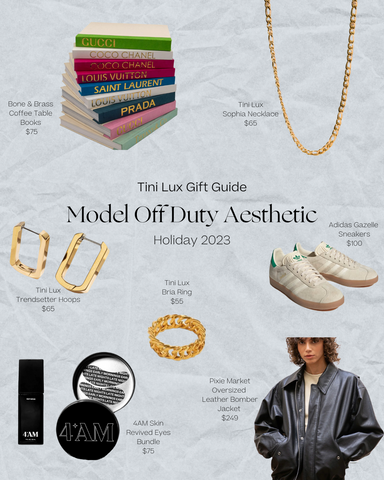 for the model off duty aesthetic holiday gift guides 2023