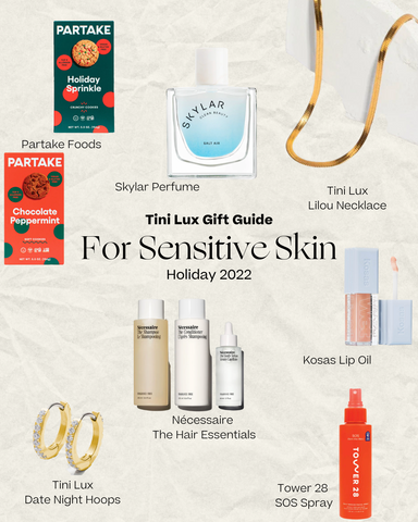 gift ideas for people who may struggle with sensitive skin, clean beauty brands
