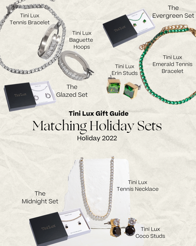 2022 holiday gift guides easy gift ideas matching hypoallergenic jewelry sets
