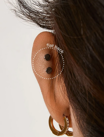 Tips and Tricks to Wearing Flat Back Earrings