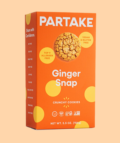 partake foods ginger snap cookies 