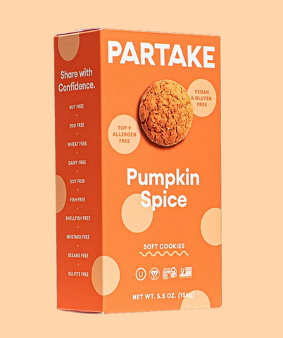 partake foods pumpkin spice cookies
