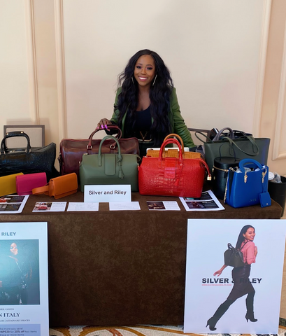 lola banjo founder of luxury handbags silver and riley 