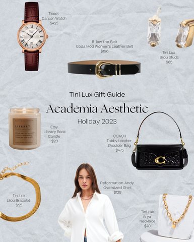 2023 holiday gift guides for the academia aesthetic