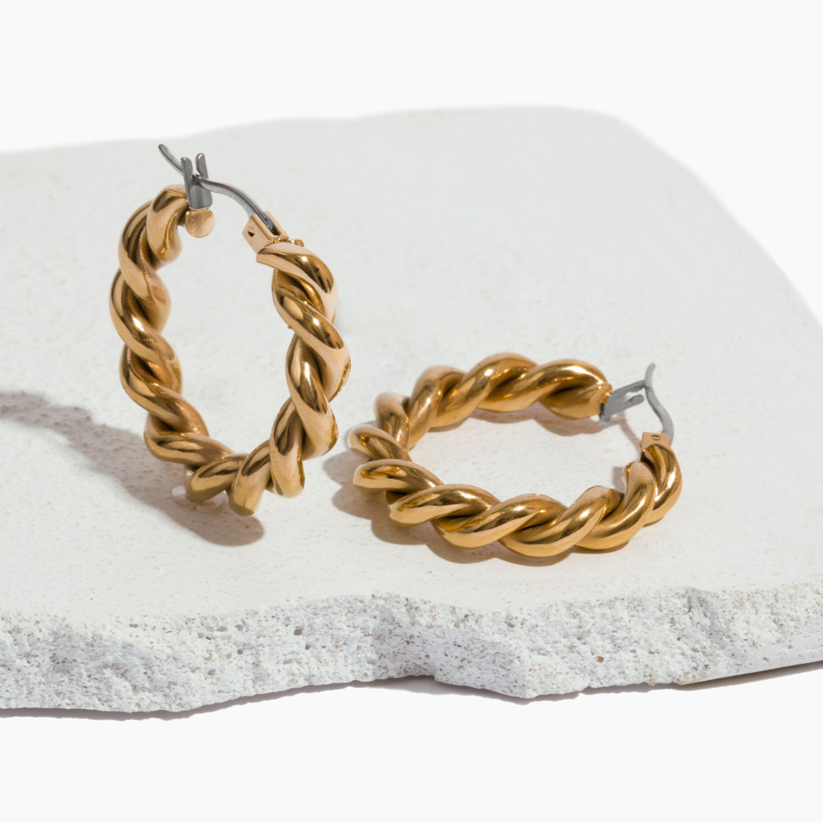 Medical Grade Titanium Safety Hoop Earrings