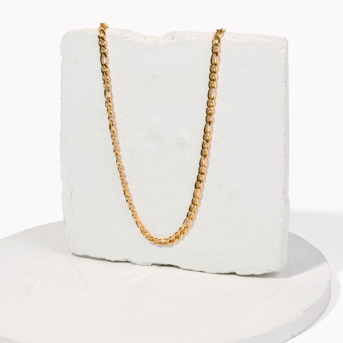 Sophia Stainless Steel Chain Necklace —
