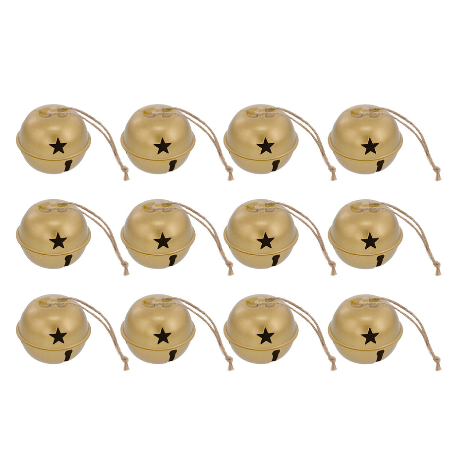 Jingle Bell Ornaments (large version) - 6 Pack - Gold Foil – Haute Decor