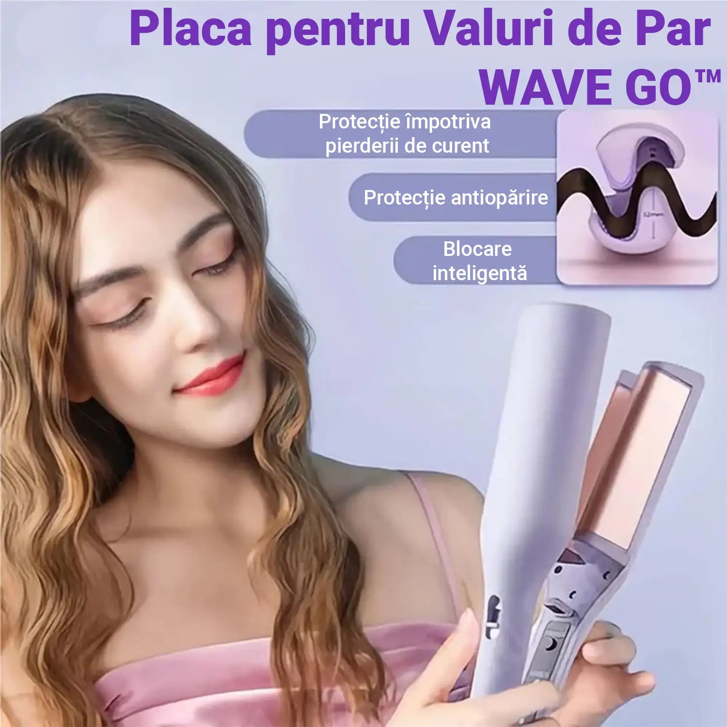 Placa pentru Valuri de Par WAVE GO™ - Pandera product image