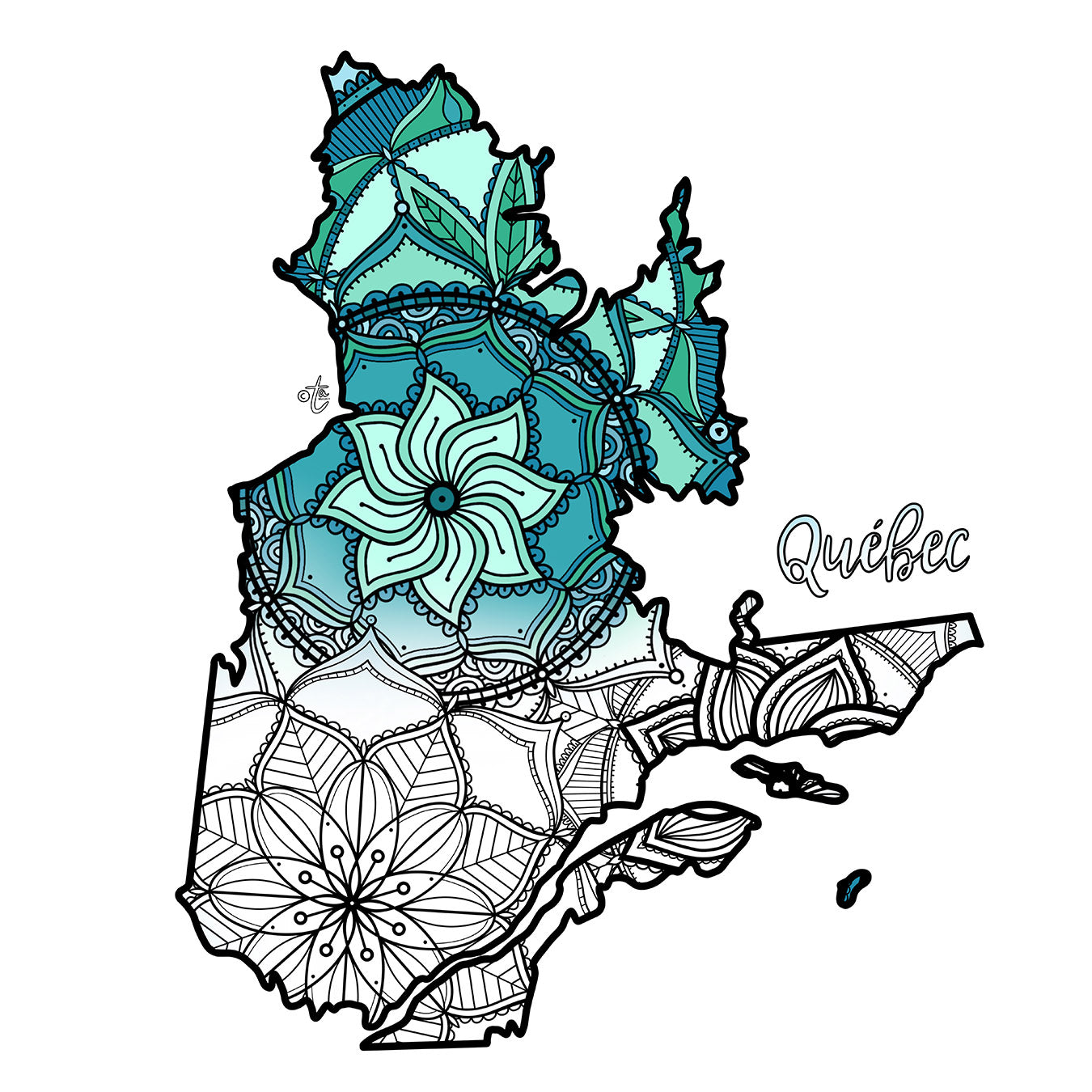 quebec coloring pages