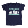 Tennessee For Warren Navy Unisex T-shirt with white and liberty green text. (4510875287661)