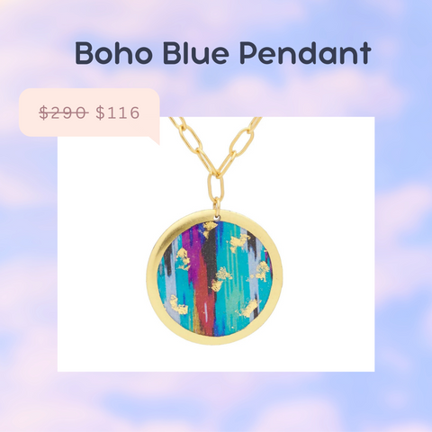 Boho Blue Pendant