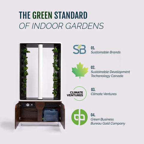 The Green standard of gardens just vertical benefits and green credentials. 
