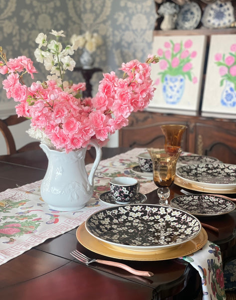 Cherry Blossoms Tablescape