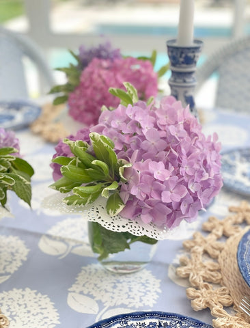 Hydrangeas Floral craft alfresco by Diga Linda