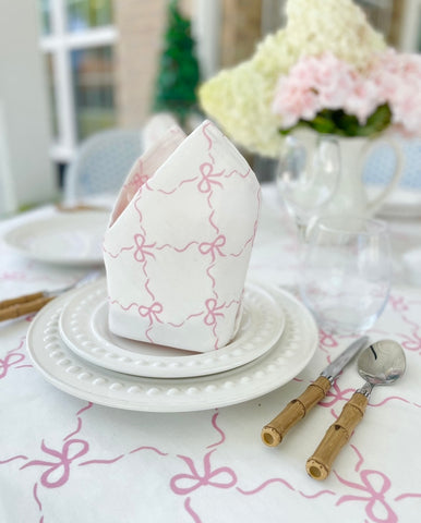 Rose Bow Collection Tablecloth