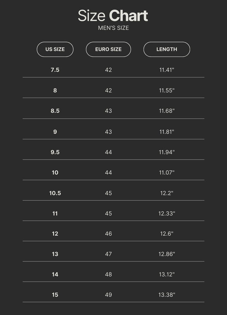 ag1101 size chart