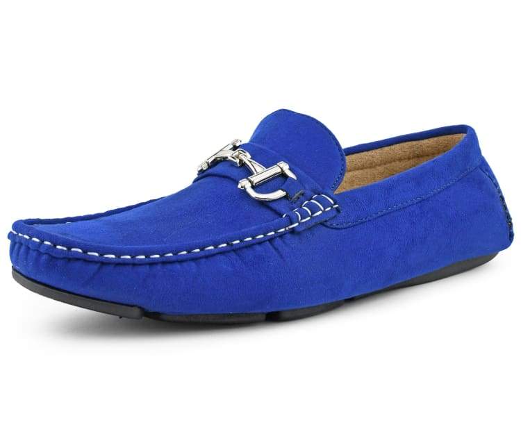 royal blue moccasins