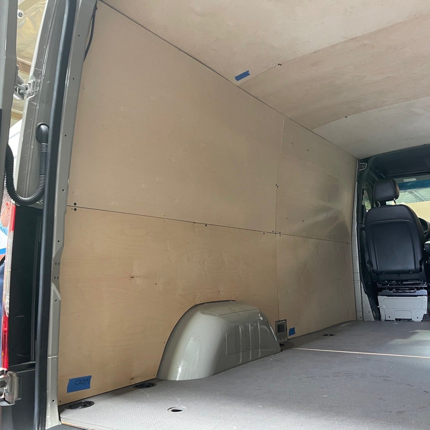 Sprinter Van Ceiling Ideas Framing The Van Adding Wooden Studs In