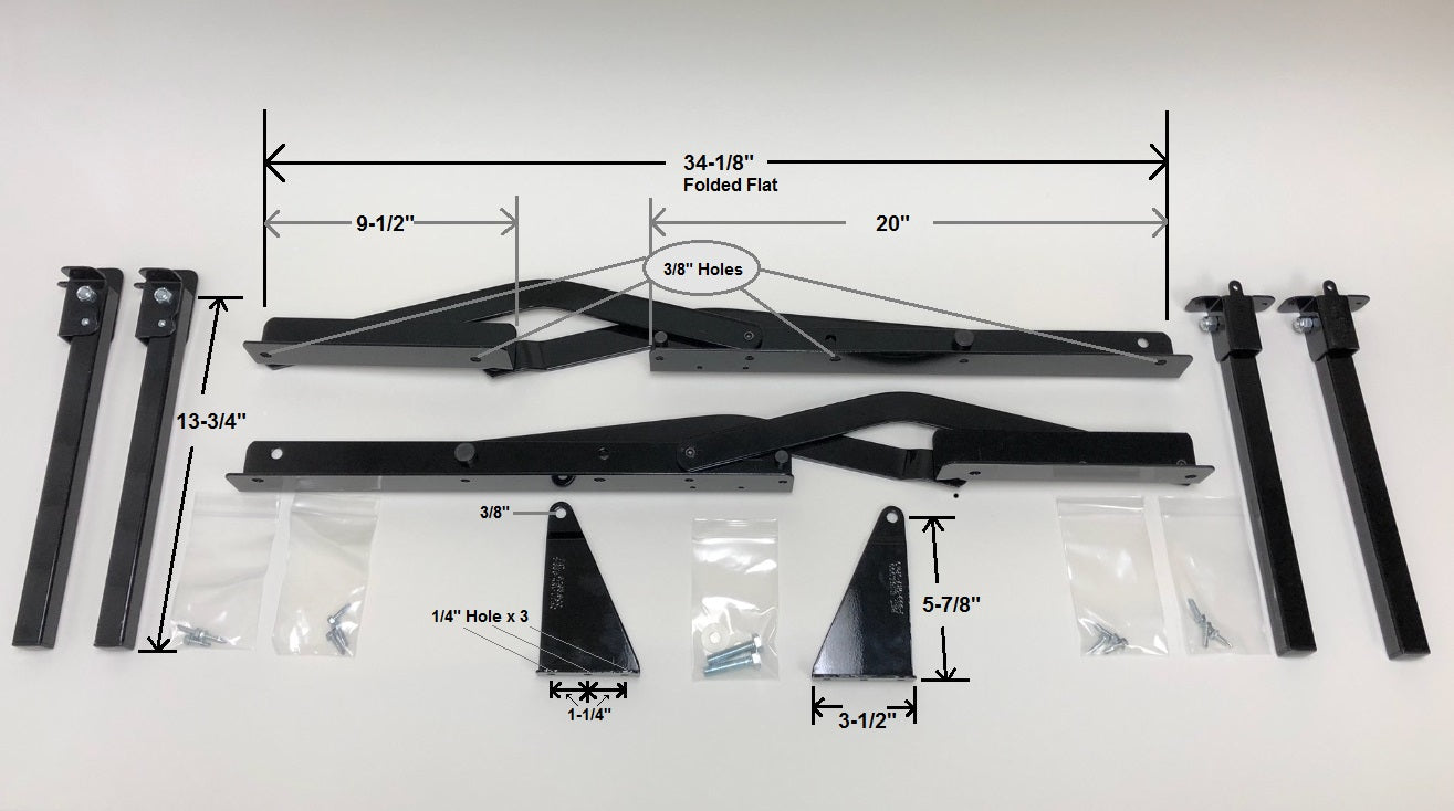 folding sofa bed hardware