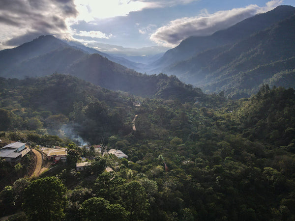 view towards Guatemala, from the Amatenango de la Frontera