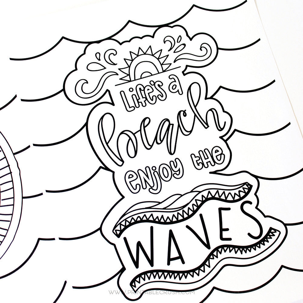 23 fun and free summer coloring pages printable crush