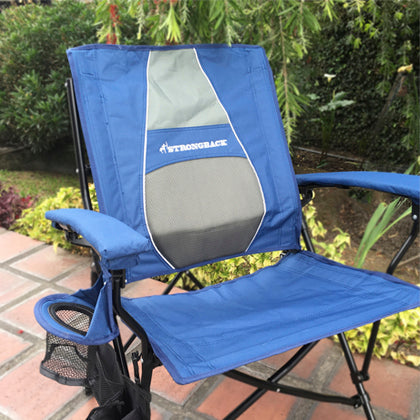 camping chair with lumbar support