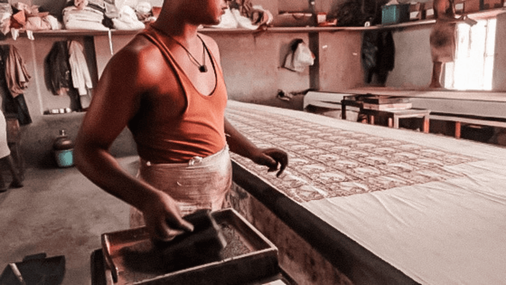 and artisan block printing in bagru