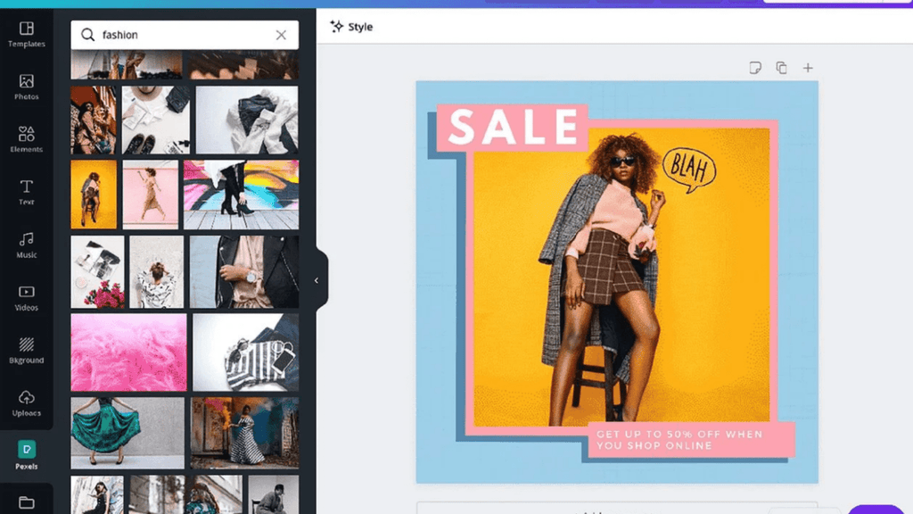 fashion startup diy graphic design with canva