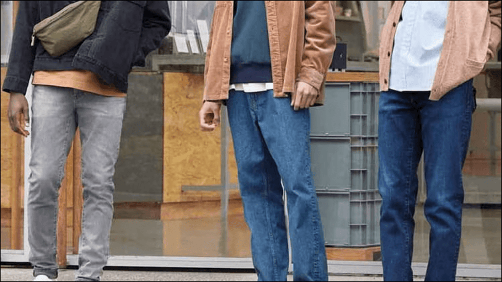cheap mens jeans with stretch uniqlo