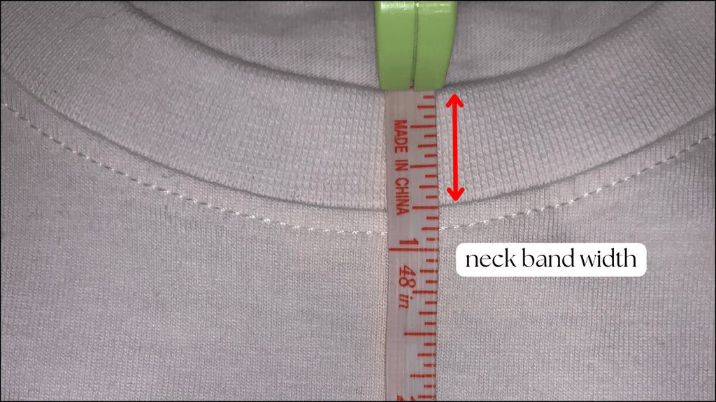 neck band width