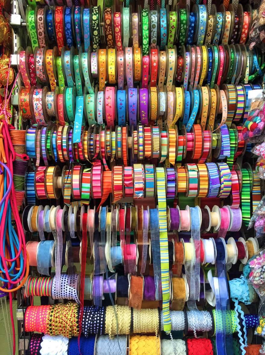 A ribbon only shop in Sham Shui Po