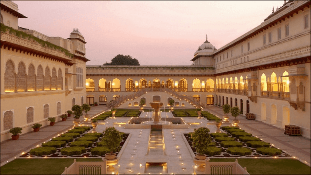 taj rambagh palace jaipur india