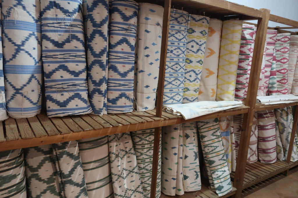 finished ikat fabrics for sale