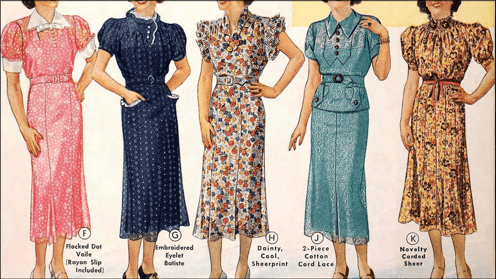 vintage rayon dresses