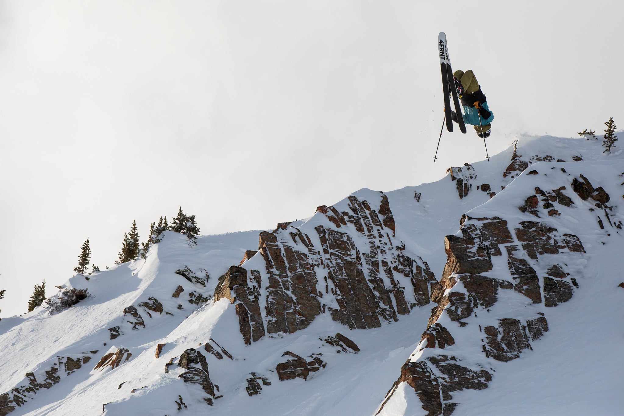 Backflip off a cliff at Banff