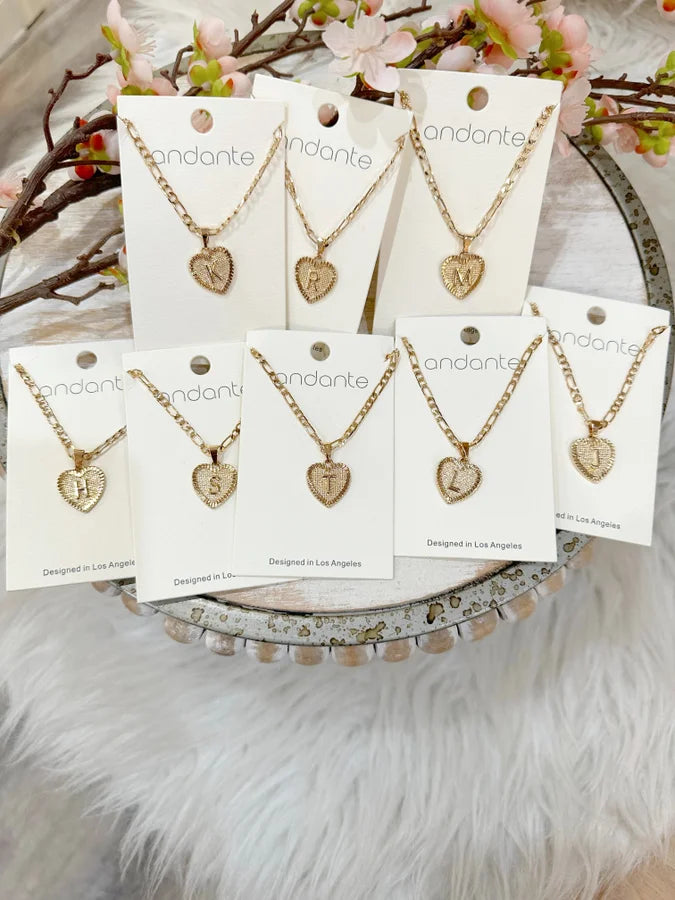 All My Love Initial Necklace