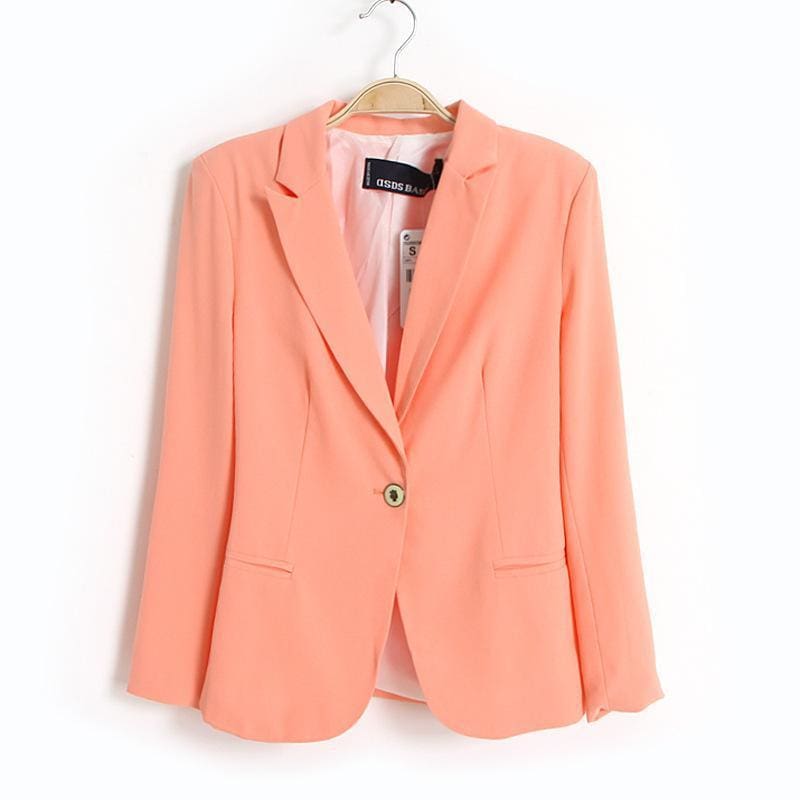 Spring Women Blazer Brand Jacket Made Of Cotton Basic