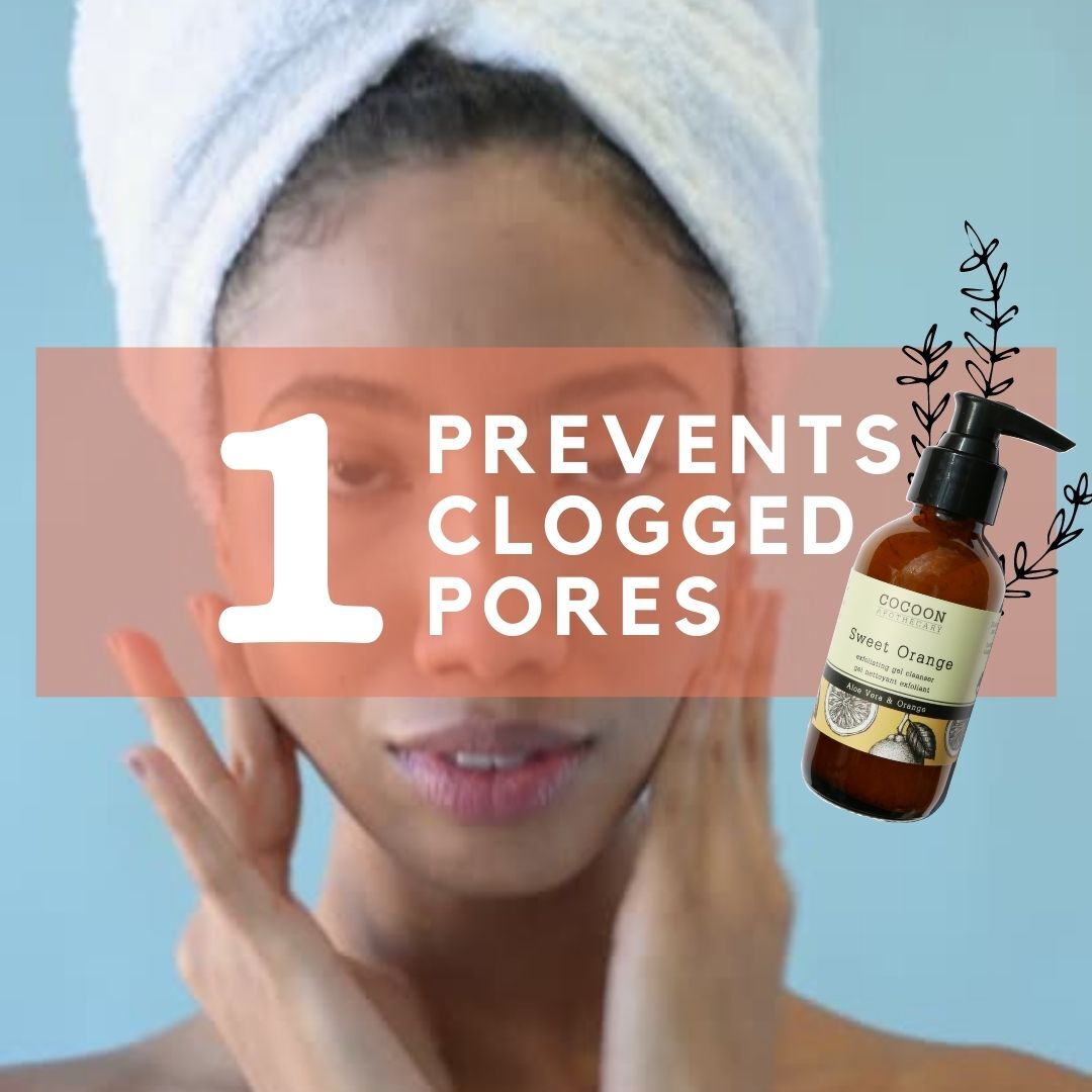 prevents clogged pores