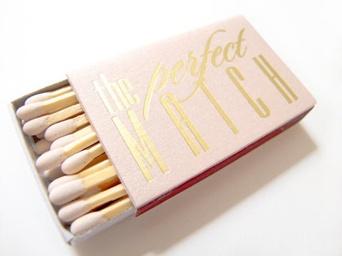 The Perfect Match in Shimmer Rose Gold and Brushed Gold Foil