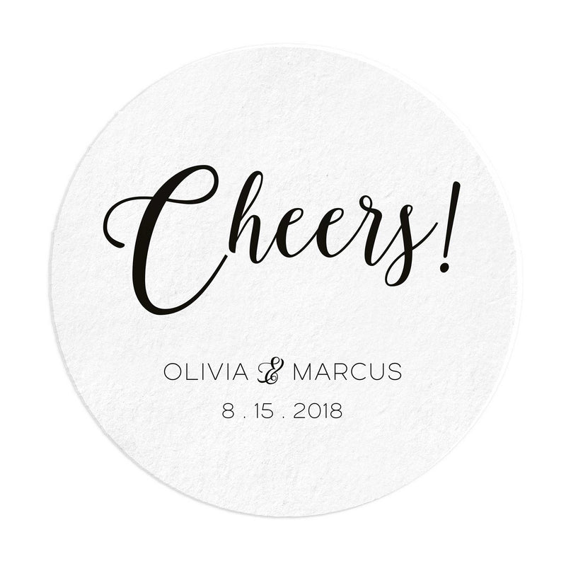 personalized wedding coasters