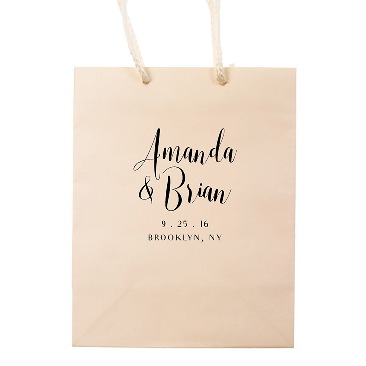 personalized wedding bags