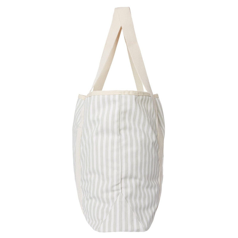 Sage Striped Beach Bag | Business & Pleasure Co