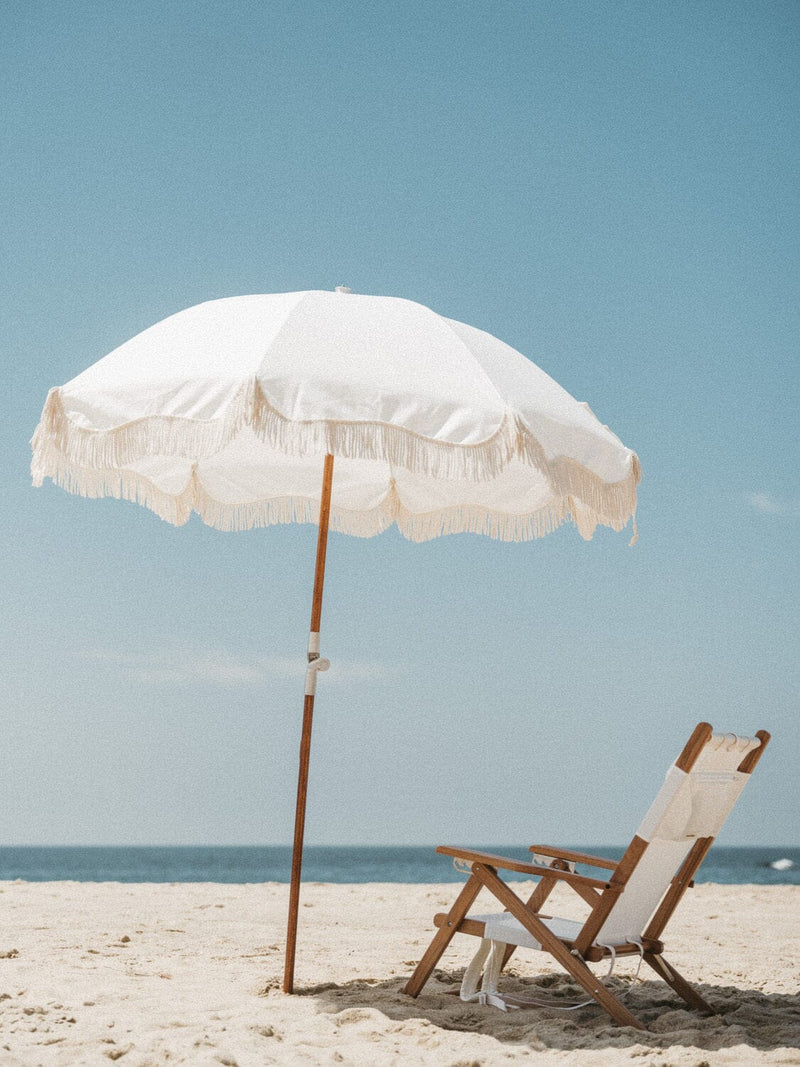 antique beach chair