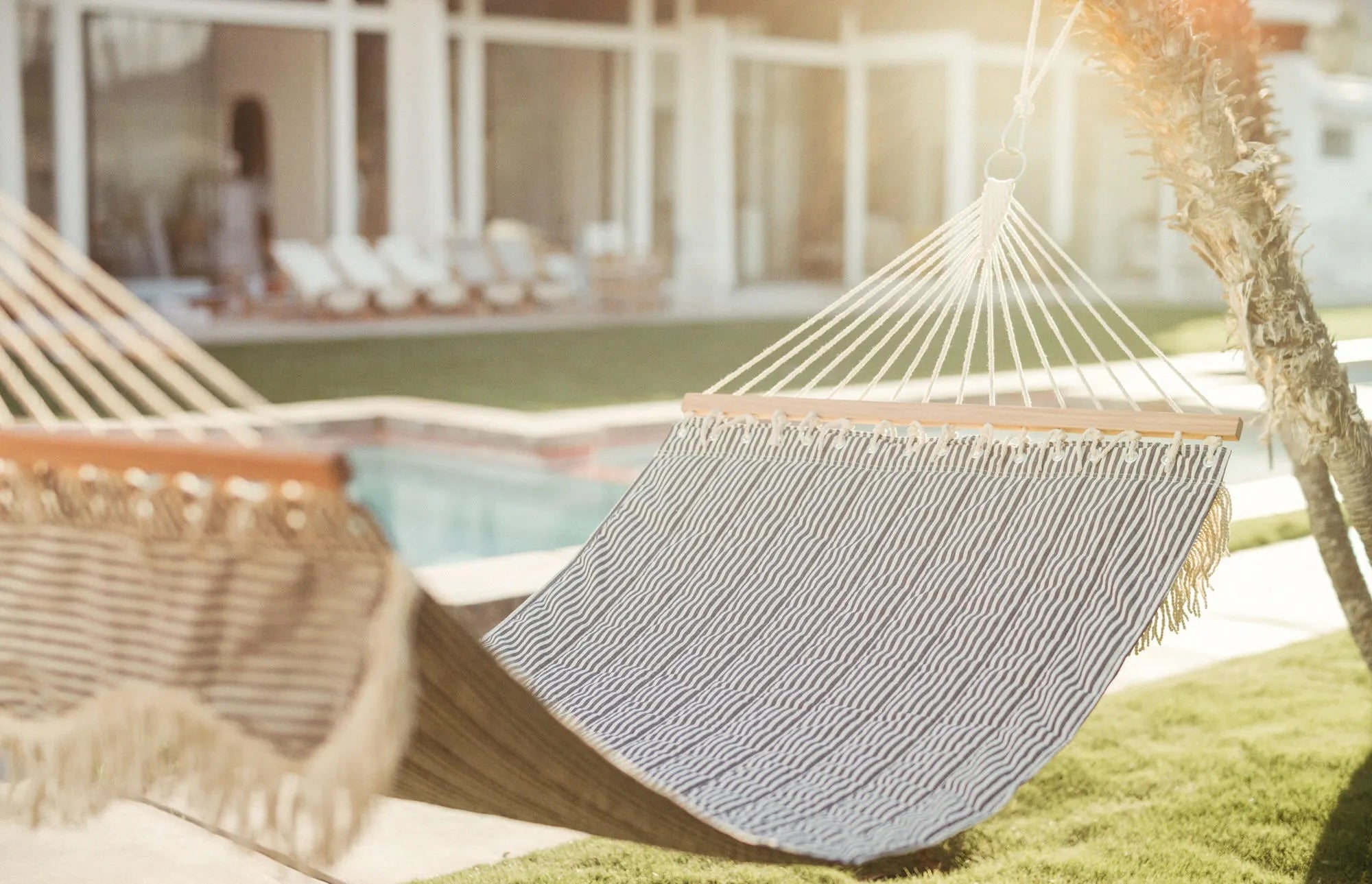 Navy Striped Hammock