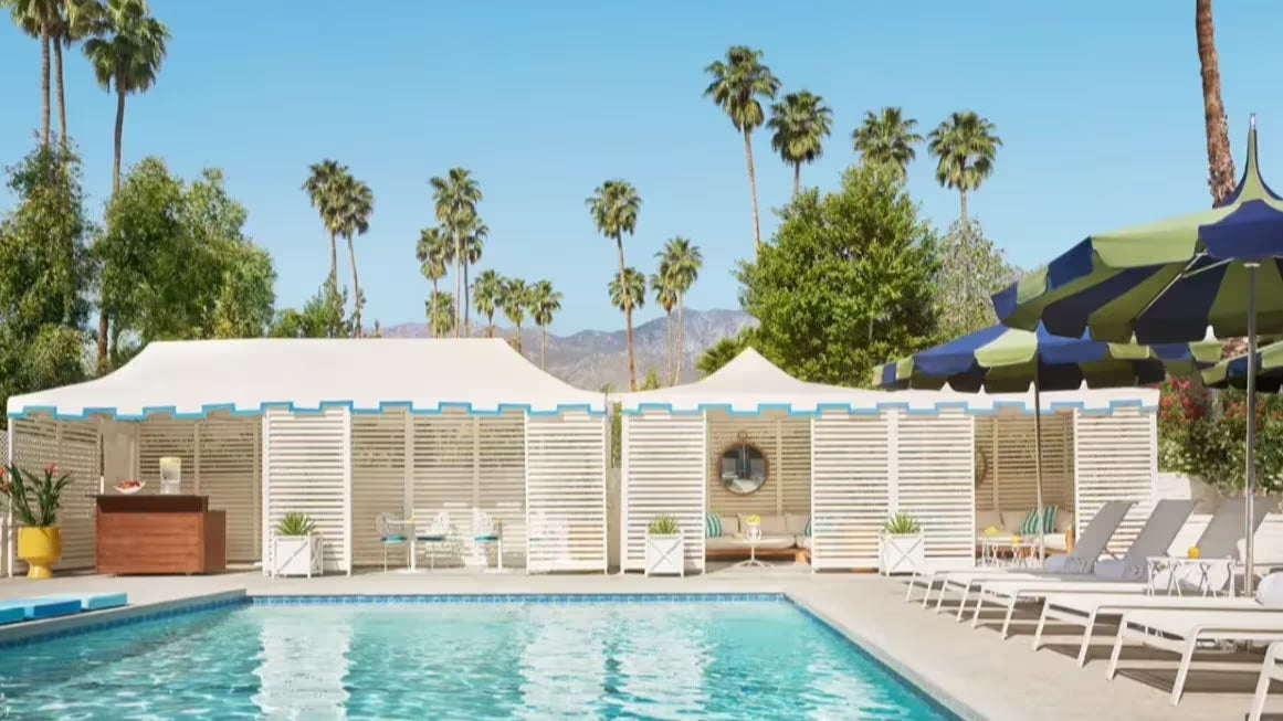 The Parker Palm Springs Hotel poolside 