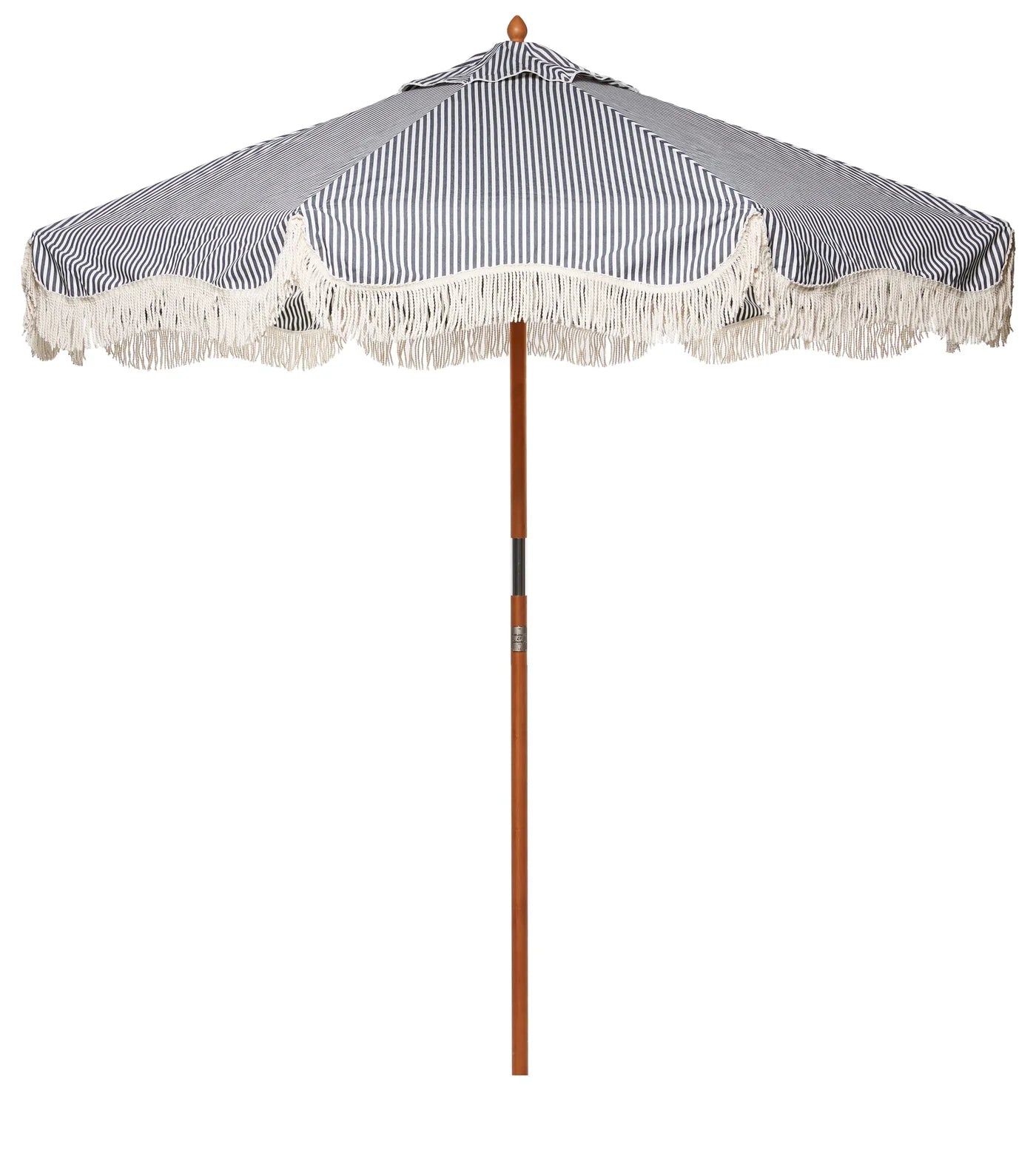 Market Umbrella - Lauren's Navy Stripe